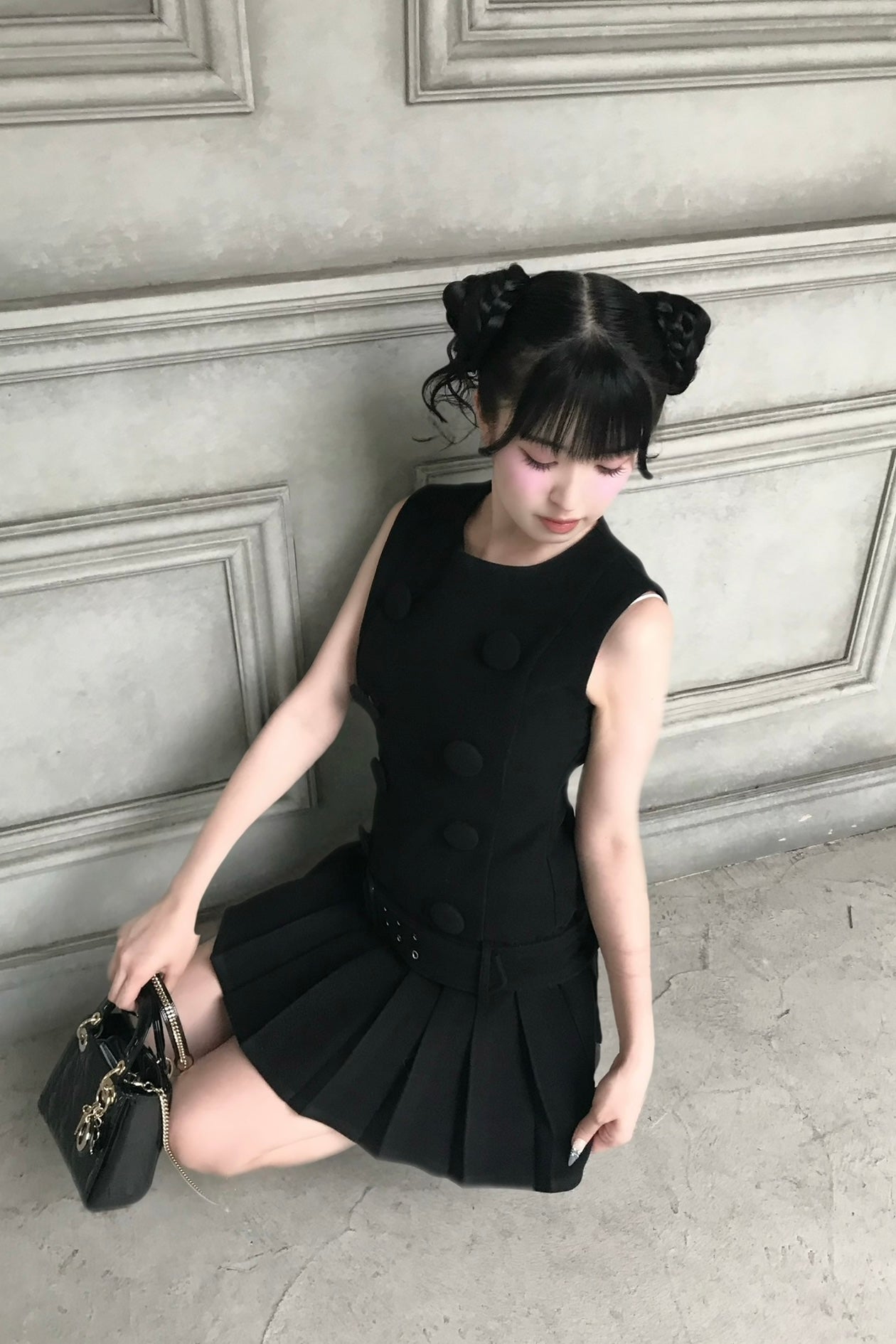 Parisienne double button one-piece