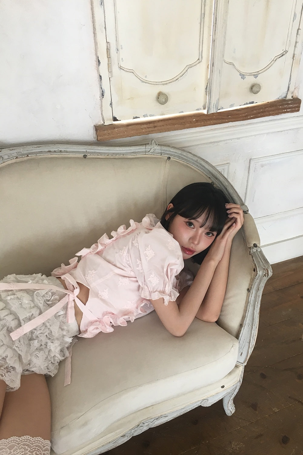 Peony ribbon frill blouse – Treat Ürself