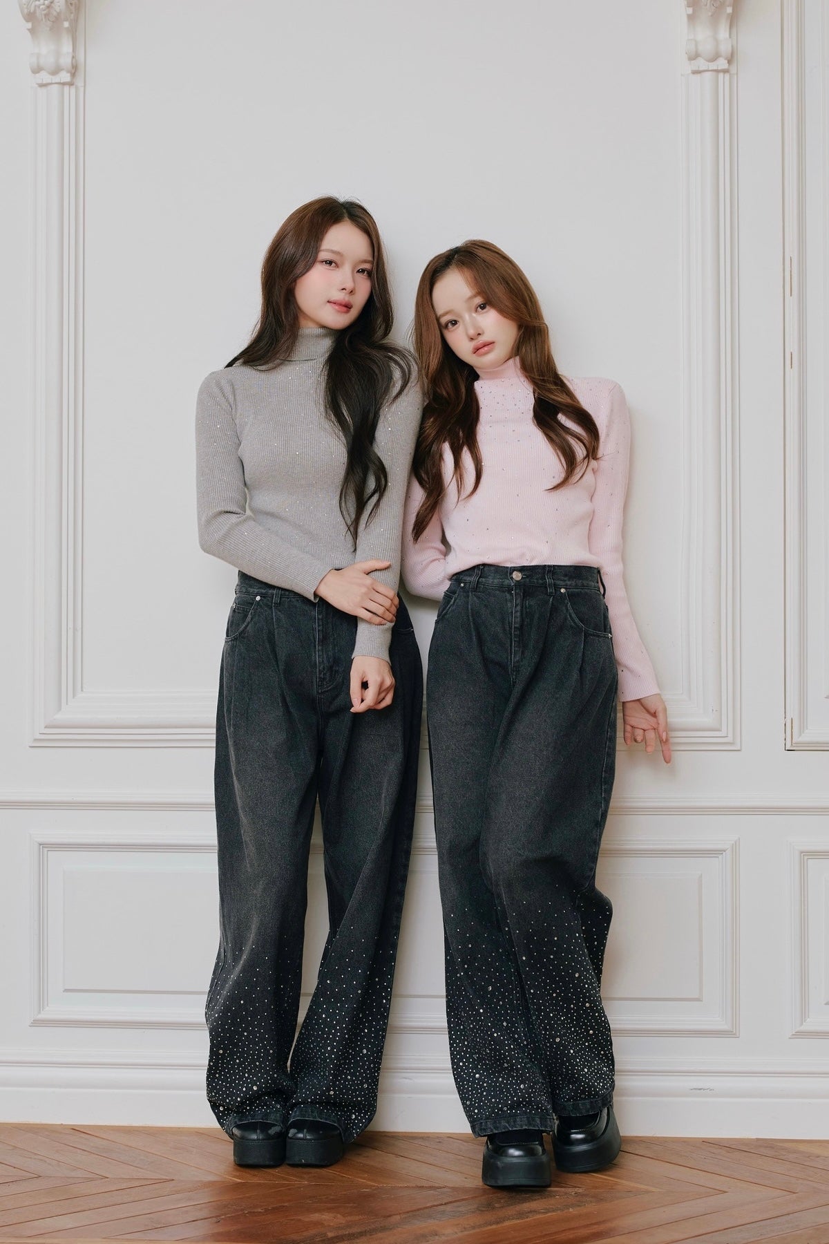 Treat Ürself Crystal bijou denim