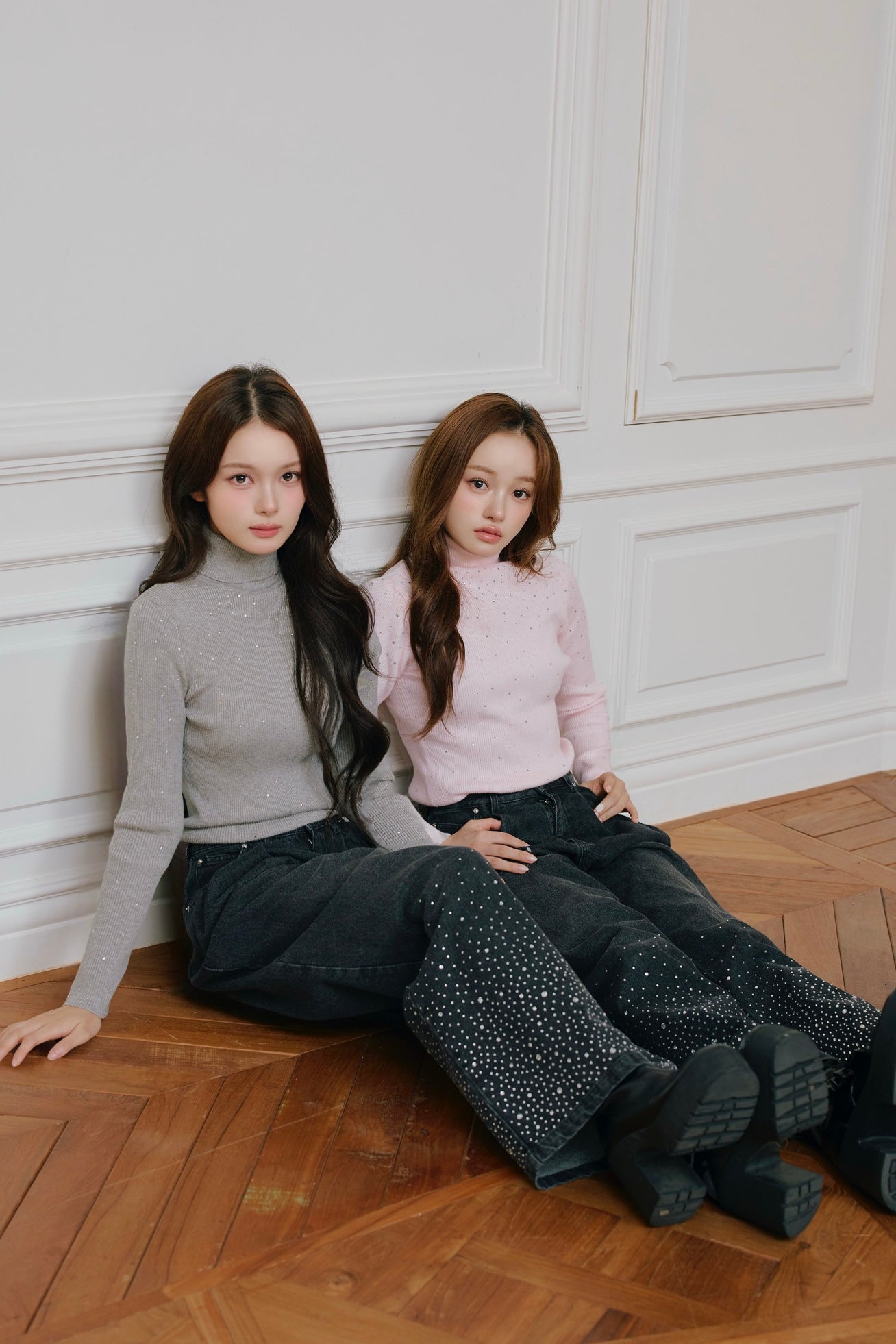 Treat Ürself Crystal bijou denim