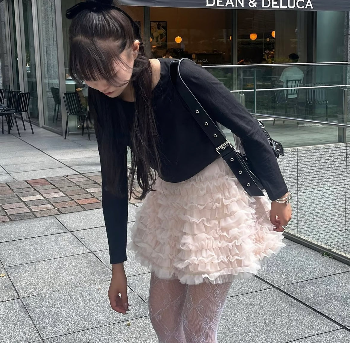 ”Ballerina” volume tulle balloon skirt