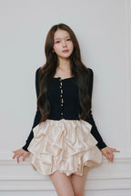 chou creme mini skirt