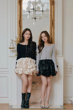 chou creme mini skirt