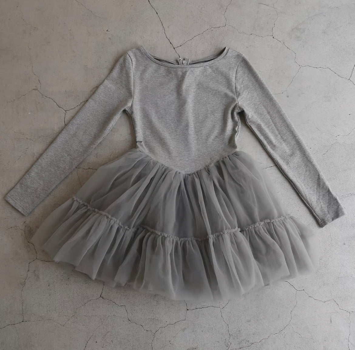 Ballet docking tulle mini dress