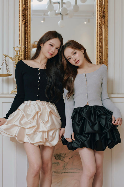 chou creme mini skirt