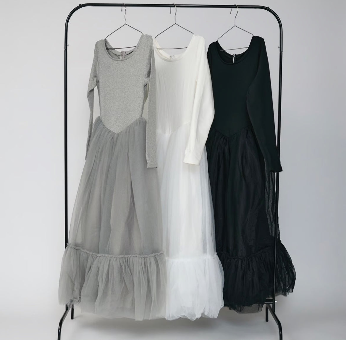 Ballet docking tulle long dress