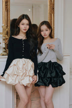 chou creme mini skirt