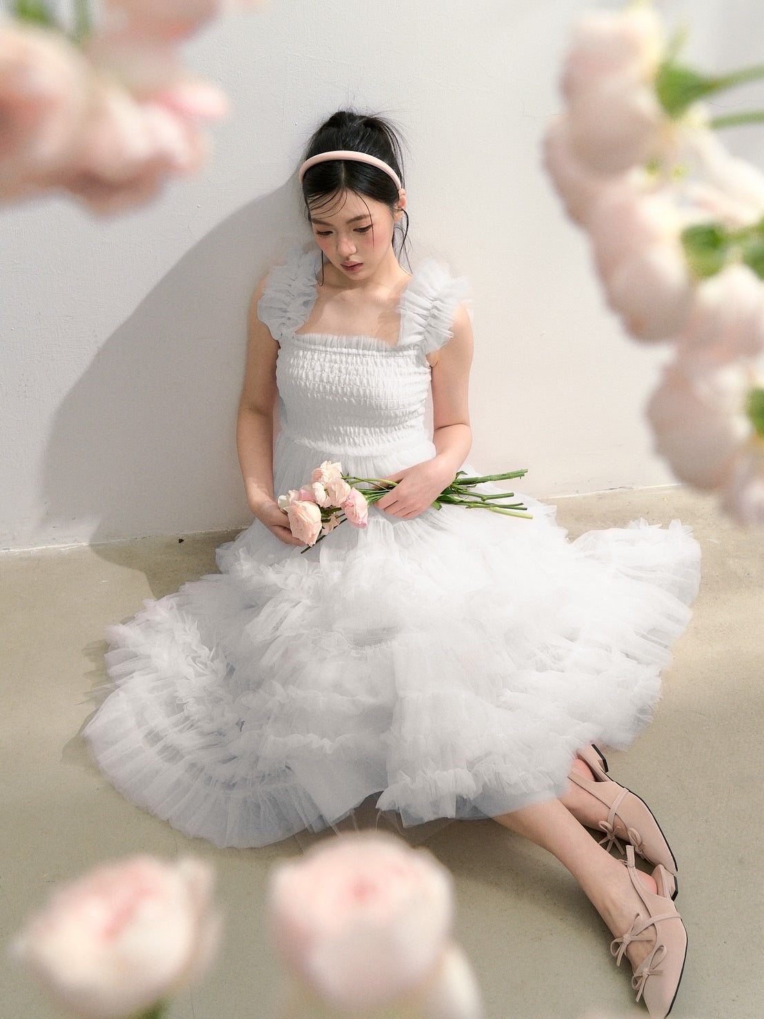 Ballerina” blooming tulle dress(pink) Ballerina” blooming tulle dress(pink) – Treat Ürself