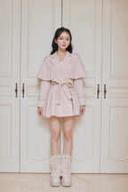 French cape trench coat