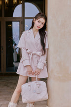 French cape trench coat
