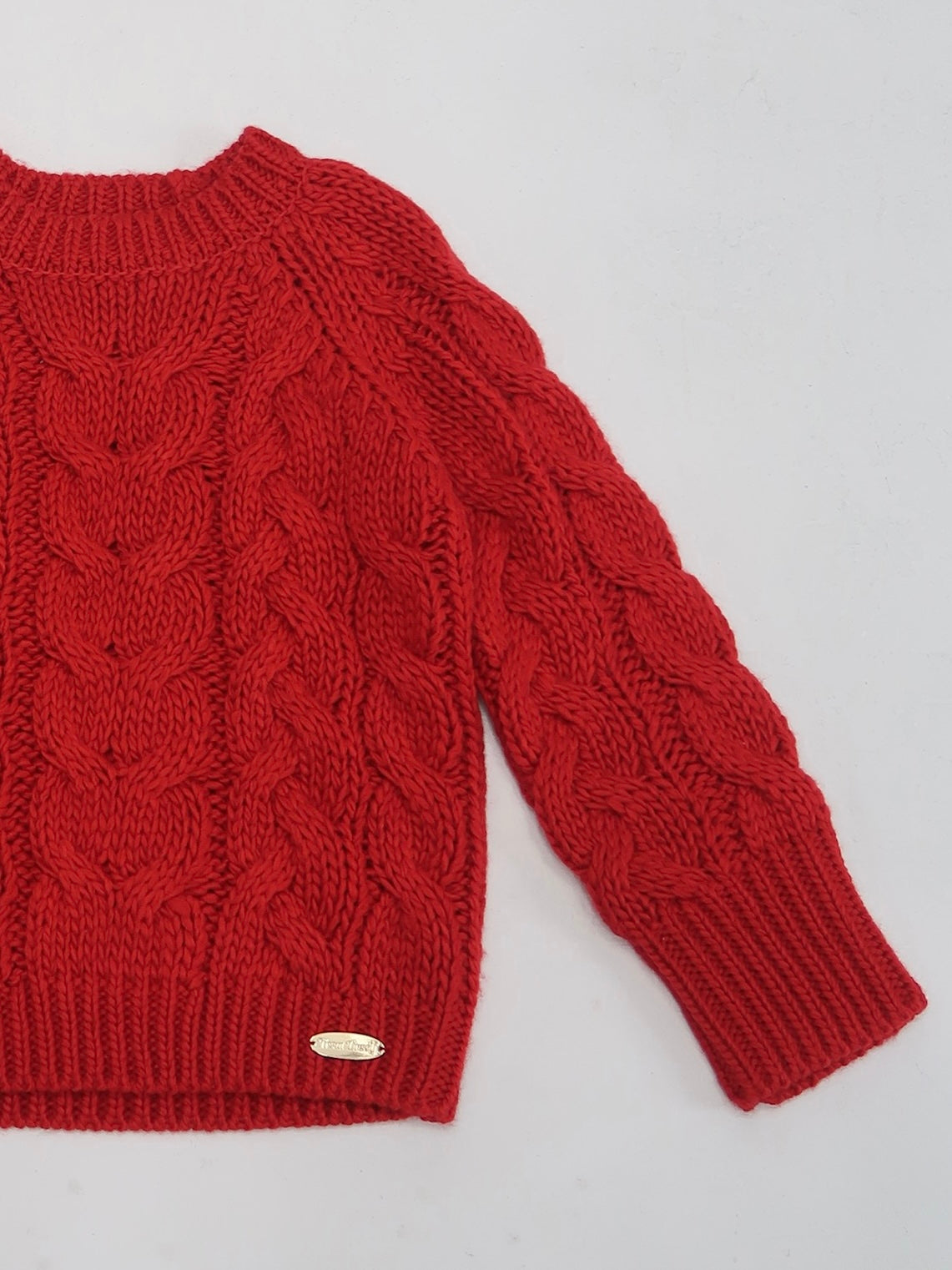 vintage like big cable knit