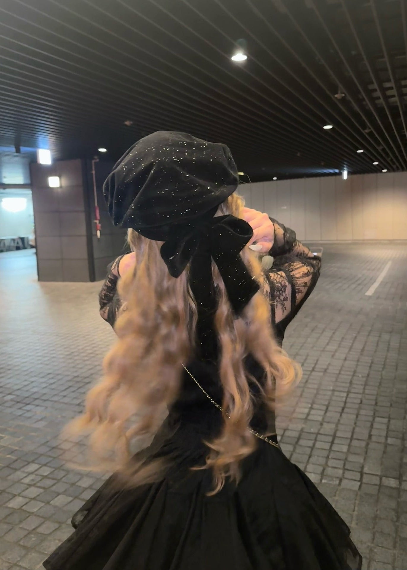 Treat Ürself ribbon béret hat