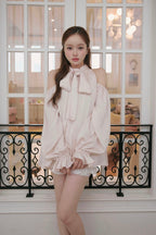 Sophie ribbon tunic blouse