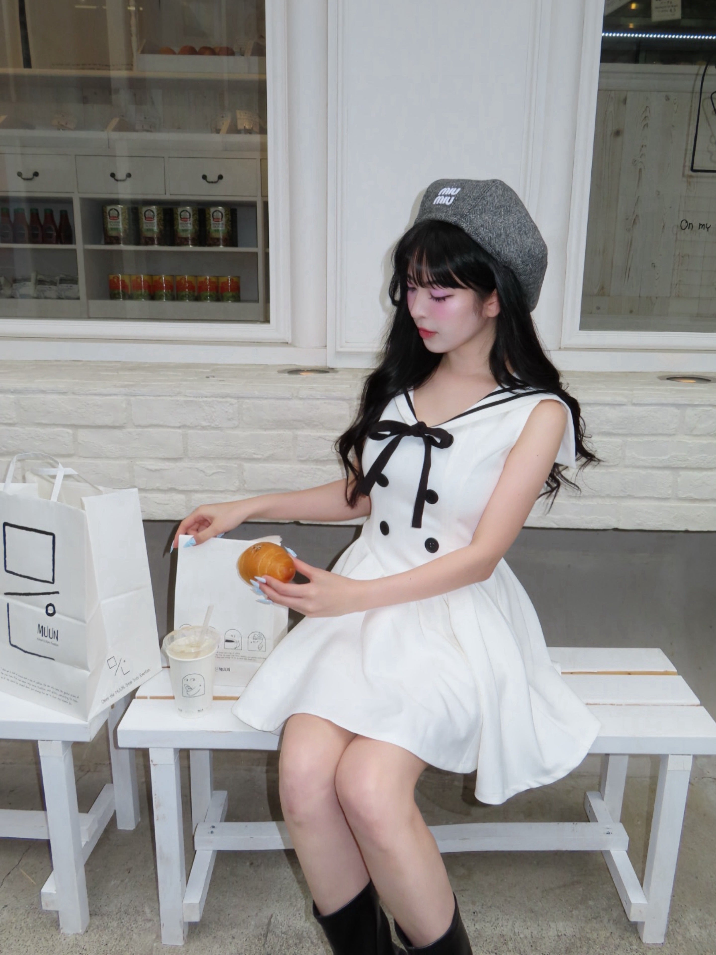 Marine sailor mini one-piece