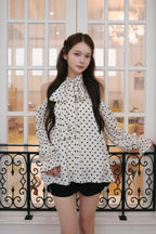 Sophie ribbon tunic blouse