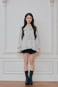 Sophie ribbon tunic blouse