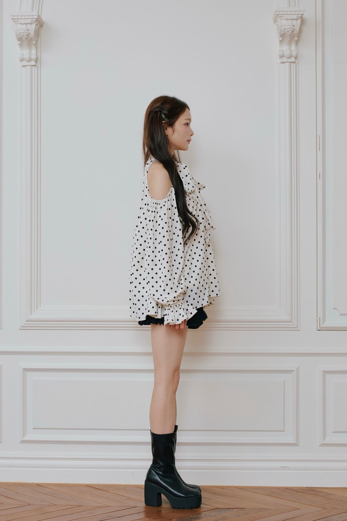 Sophie ribbon tunic blouse