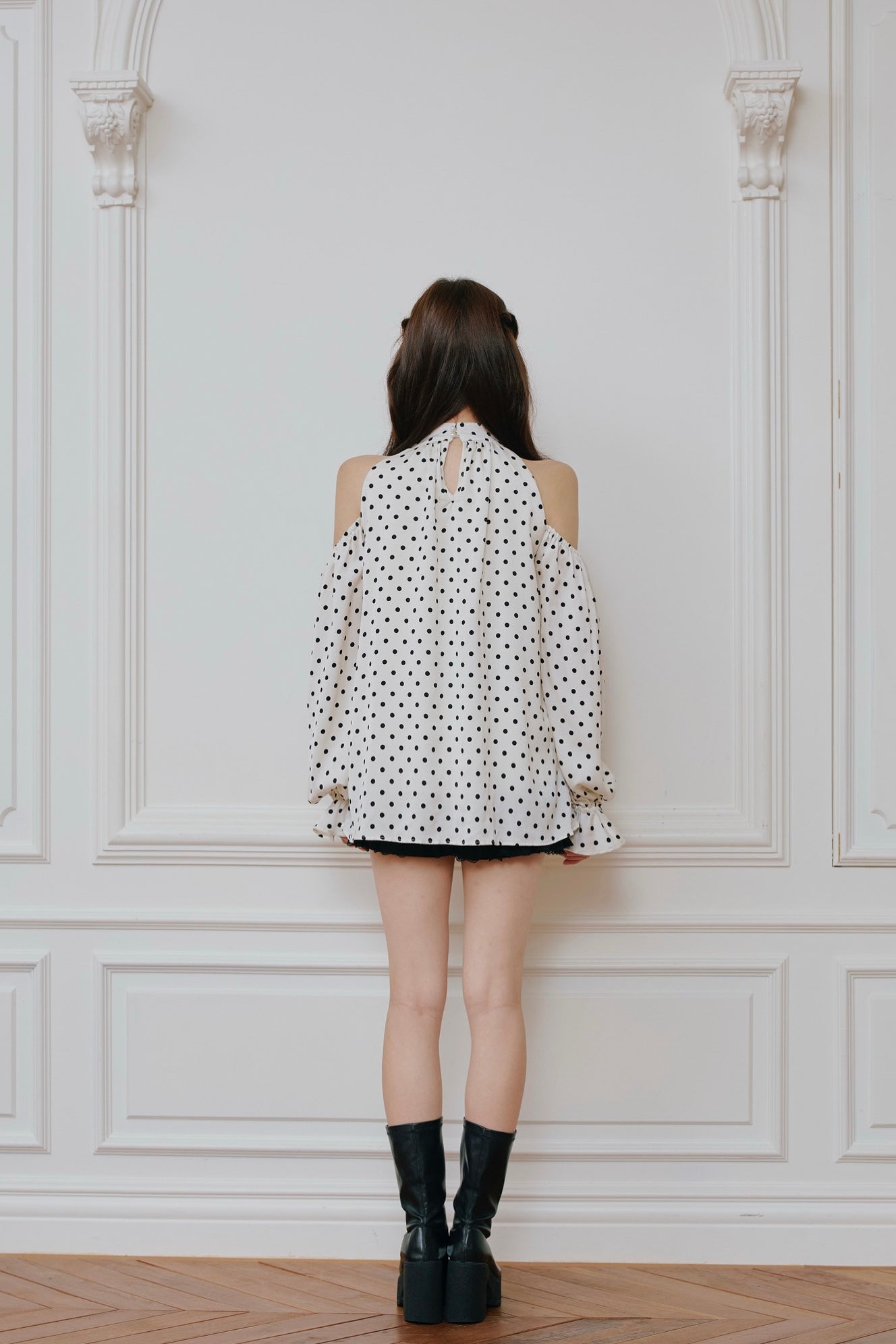 Sophie ribbon tunic blouse