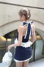eyelet lace sailor set up