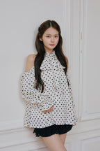 Sophie ribbon tunic blouse