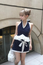 eyelet lace sailor set up