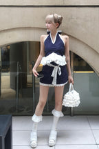 eyelet lace sailor set up
