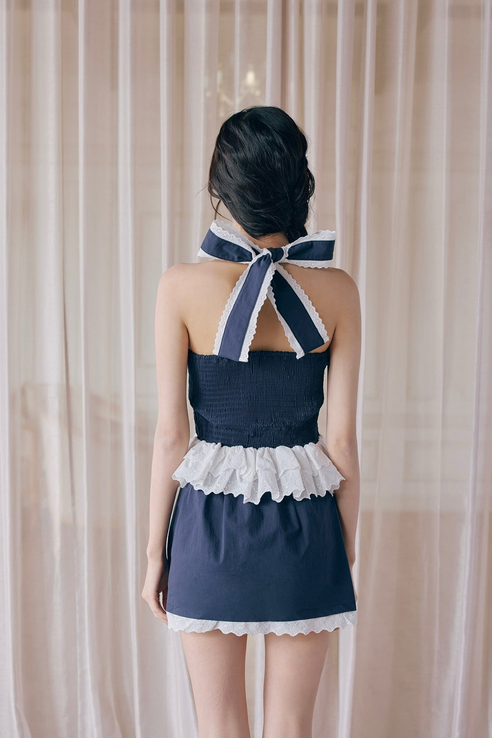 eyelet lace sailor set up