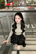 chou creme mini skirt