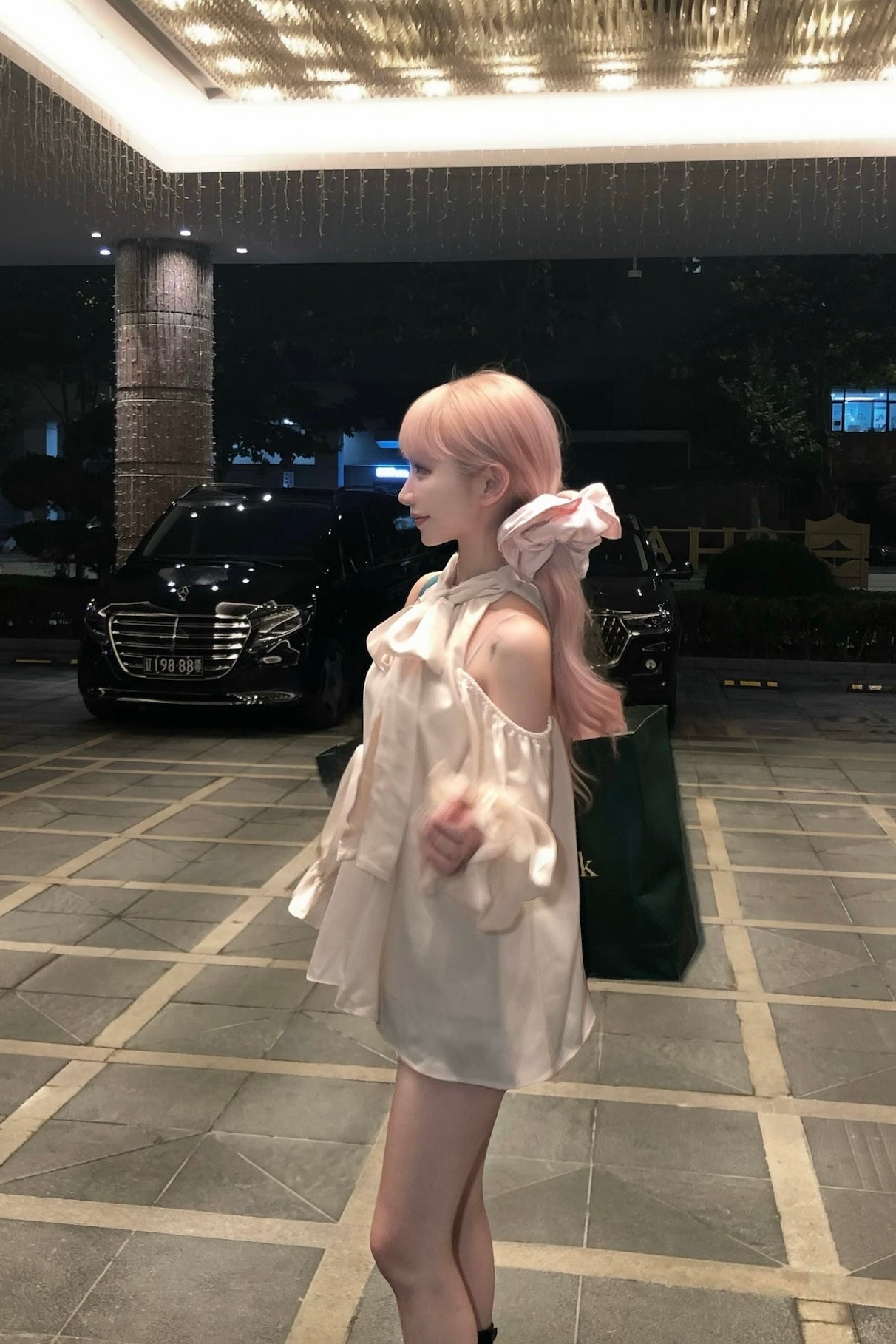 Sophie ribbon tunic blouse