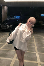 Sophie ribbon tunic blouse