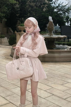 French cape trench coat