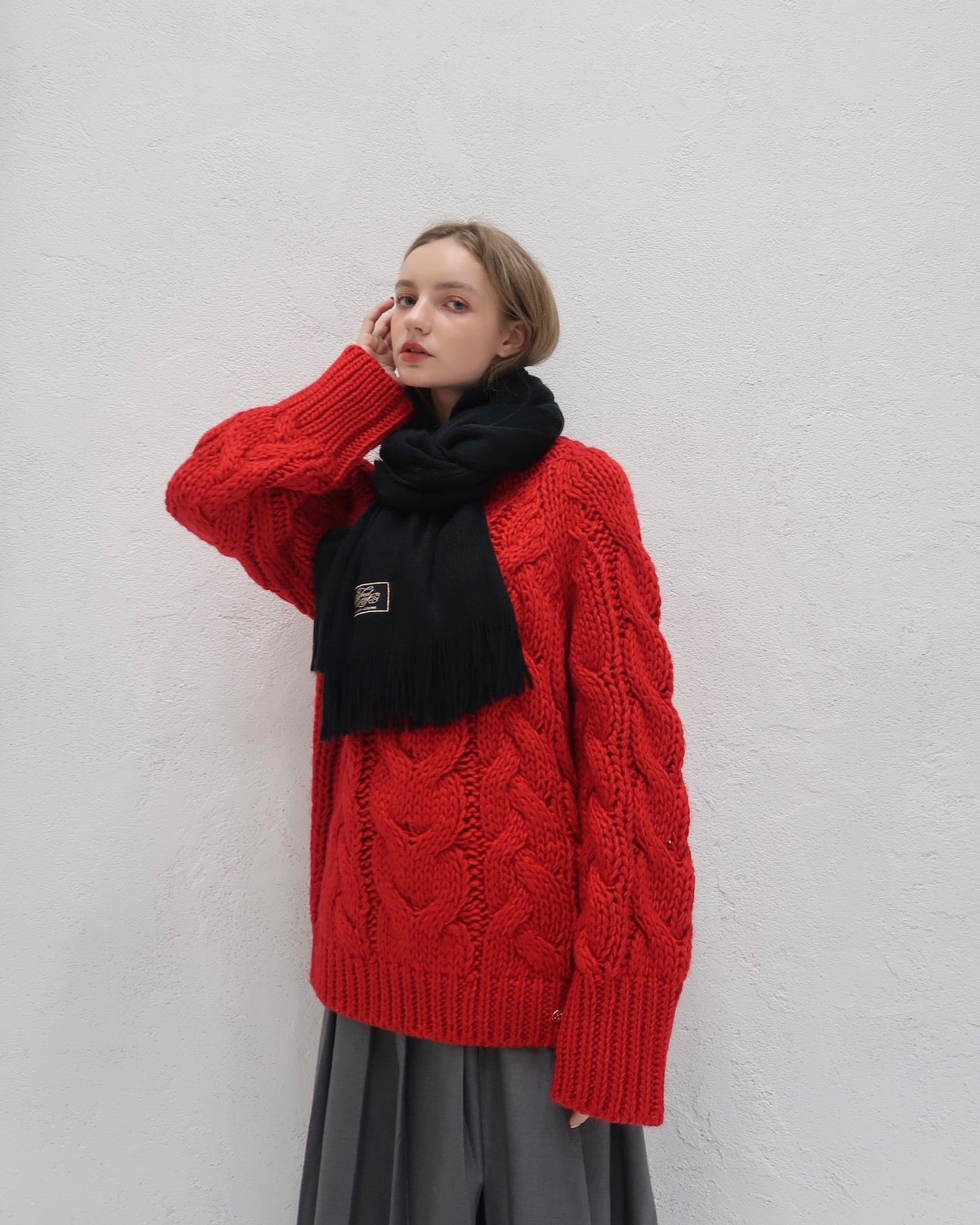 Treat Girl's muffler