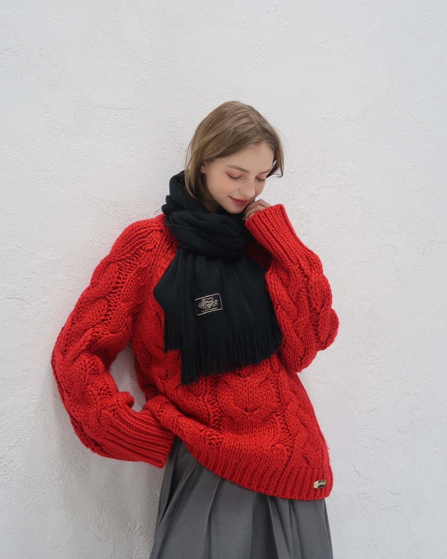 Treat Girl's muffler