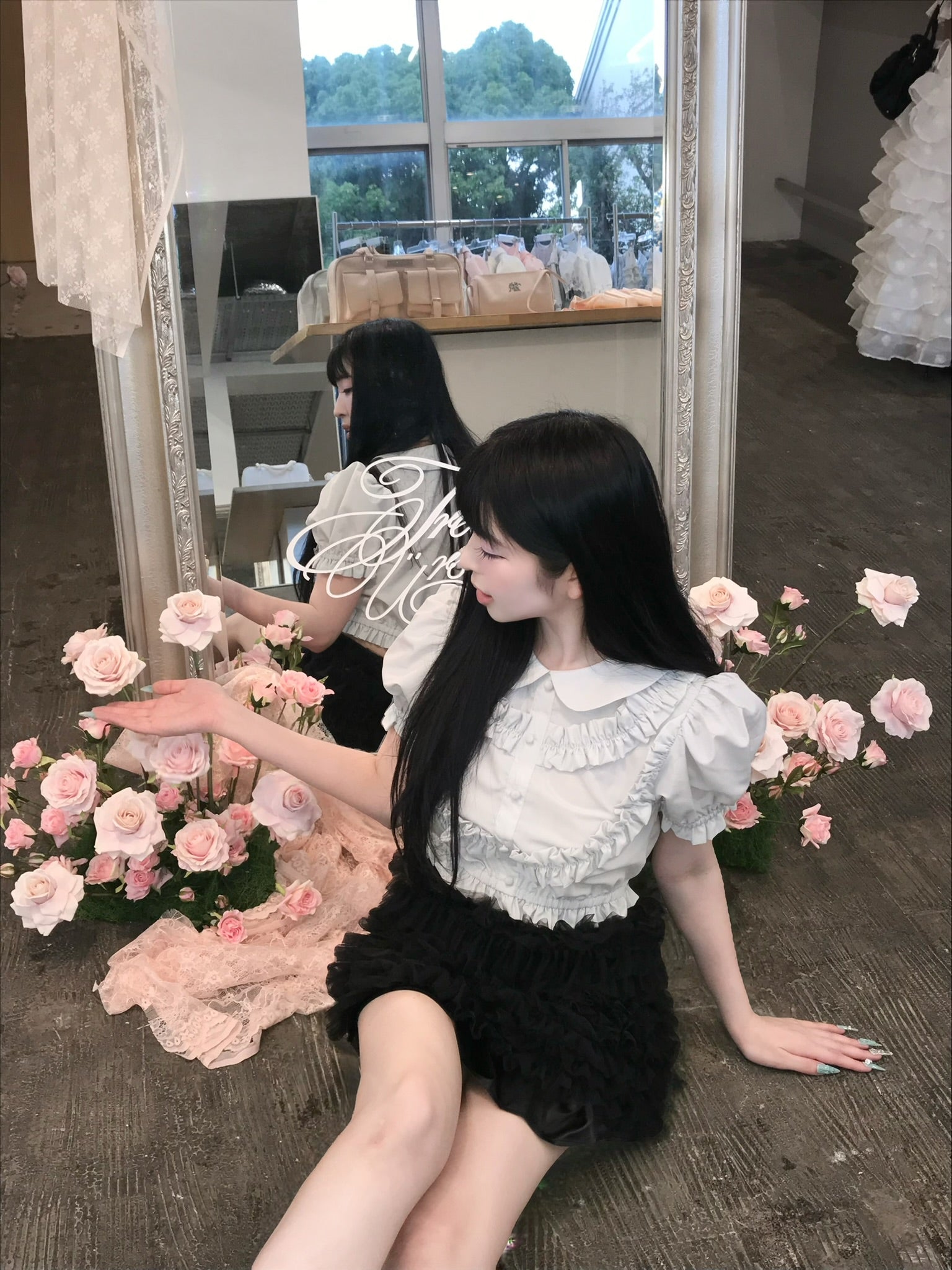 Ballerina couture mini skirt
