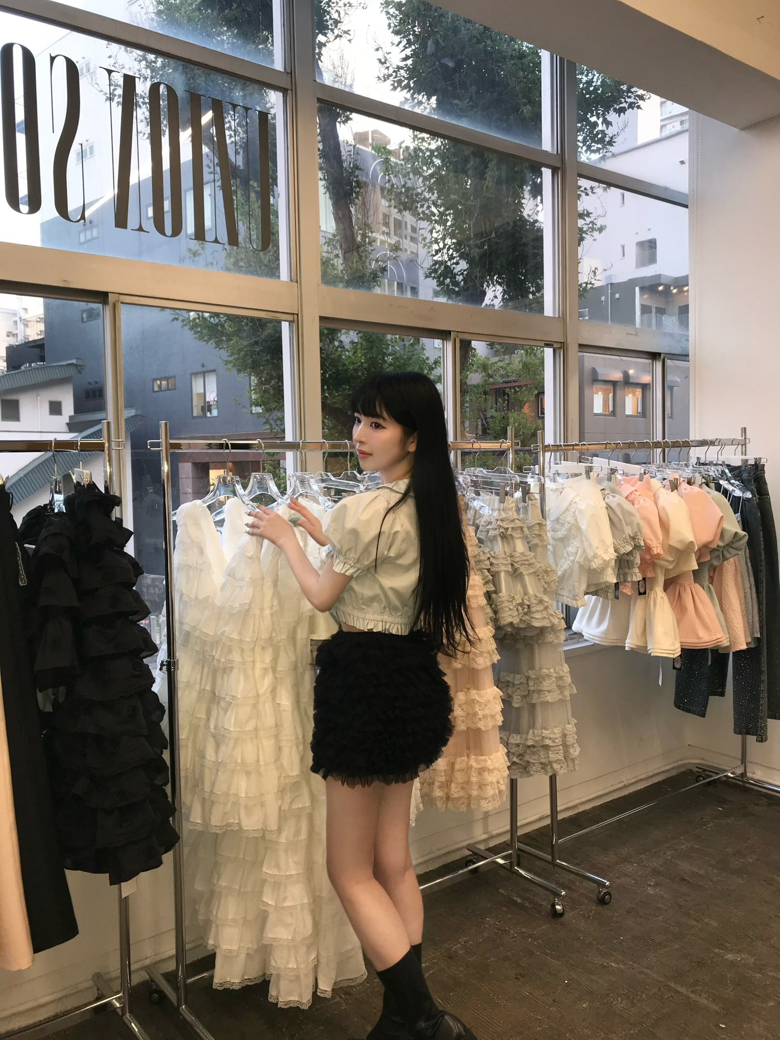 Ballerina couture mini skirt