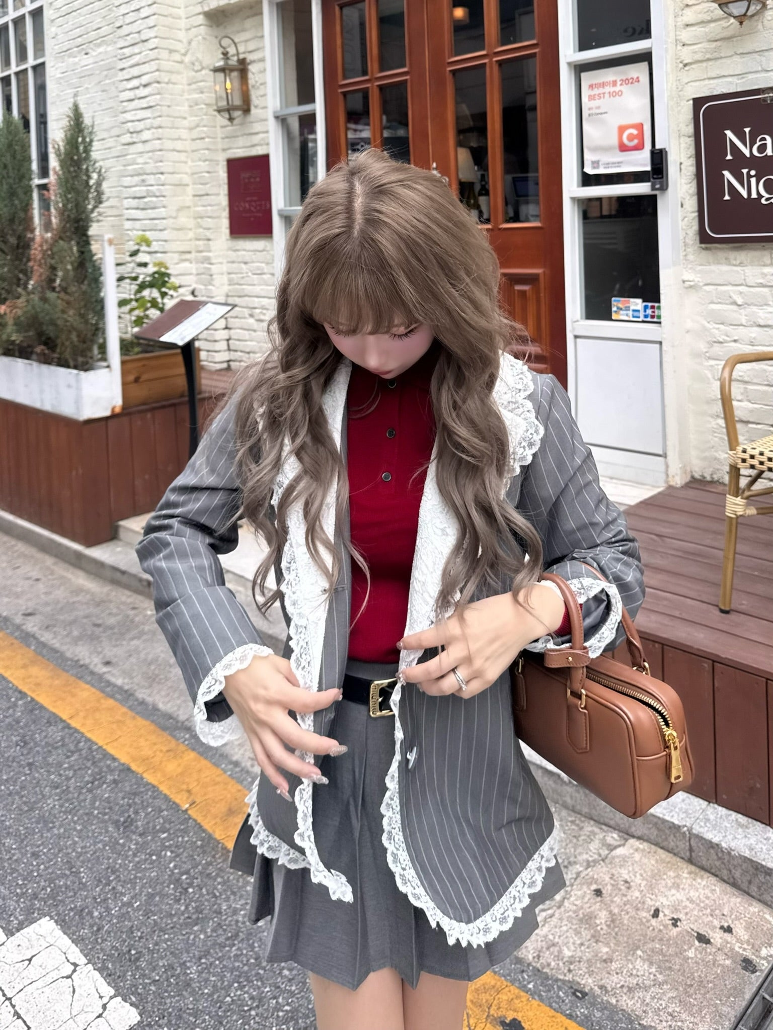 【10月末より順次発送】Retro lace jacket