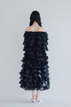 Lisa rose frill ribbon tops