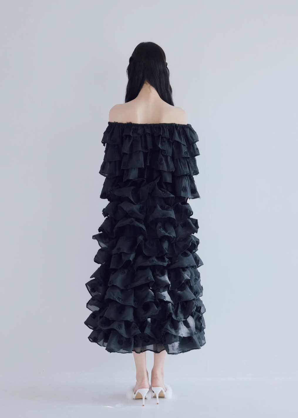 Lisa rose frill volume skirt