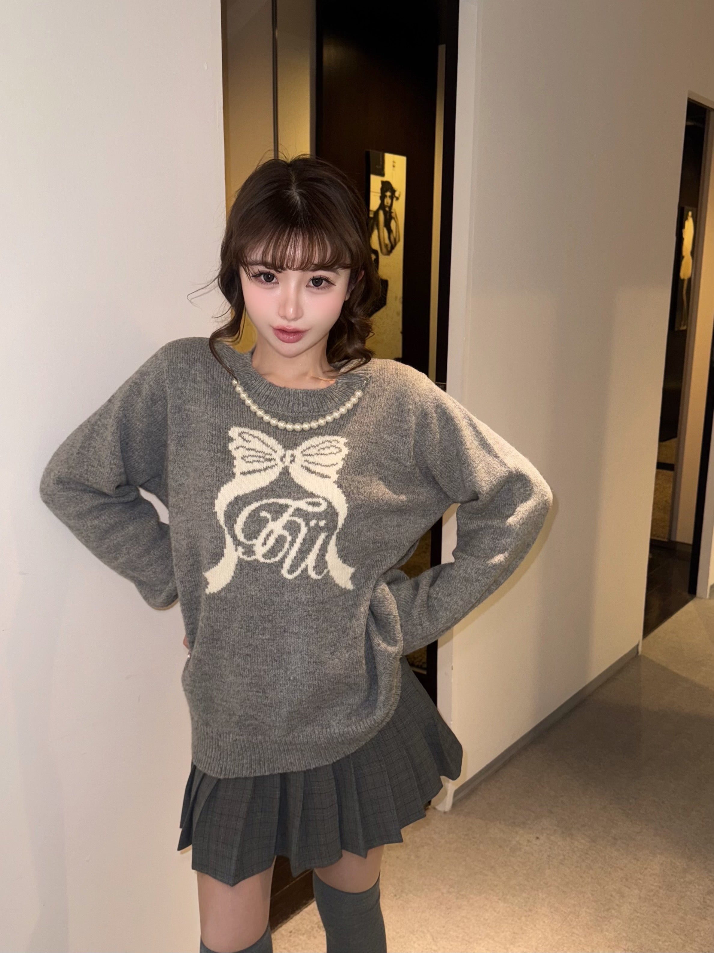 TÜ ribbon knit pullover