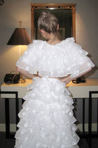 Lisa rose frill ribbon tops