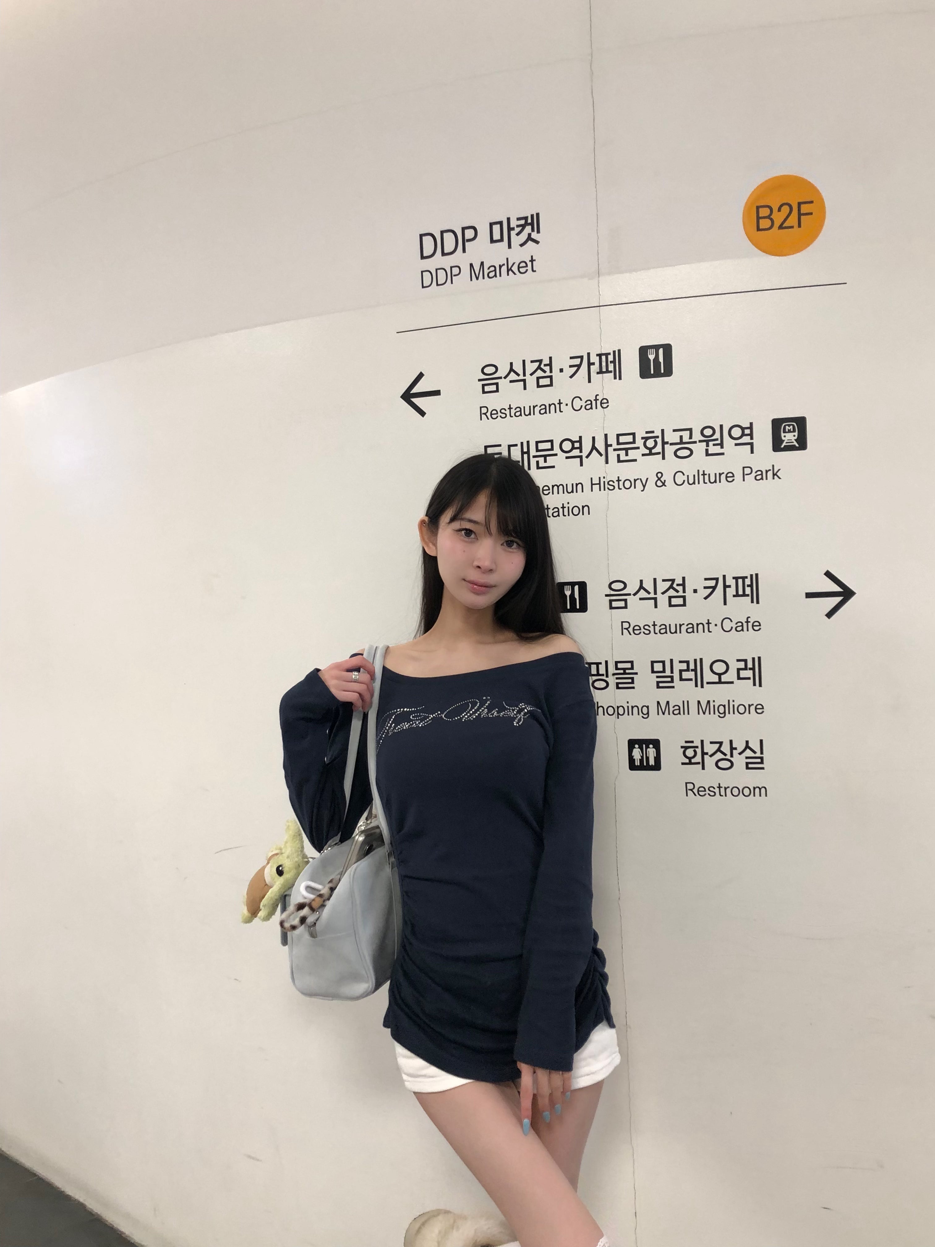 2way bijou long sleeve T-shirts