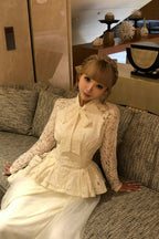 lace peplum tops