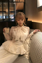 lace peplum tops