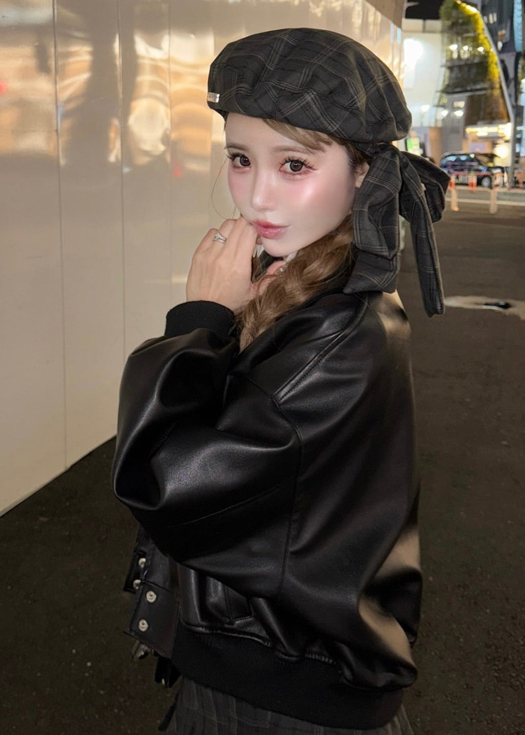 Treat Ürself ribbon béret hat