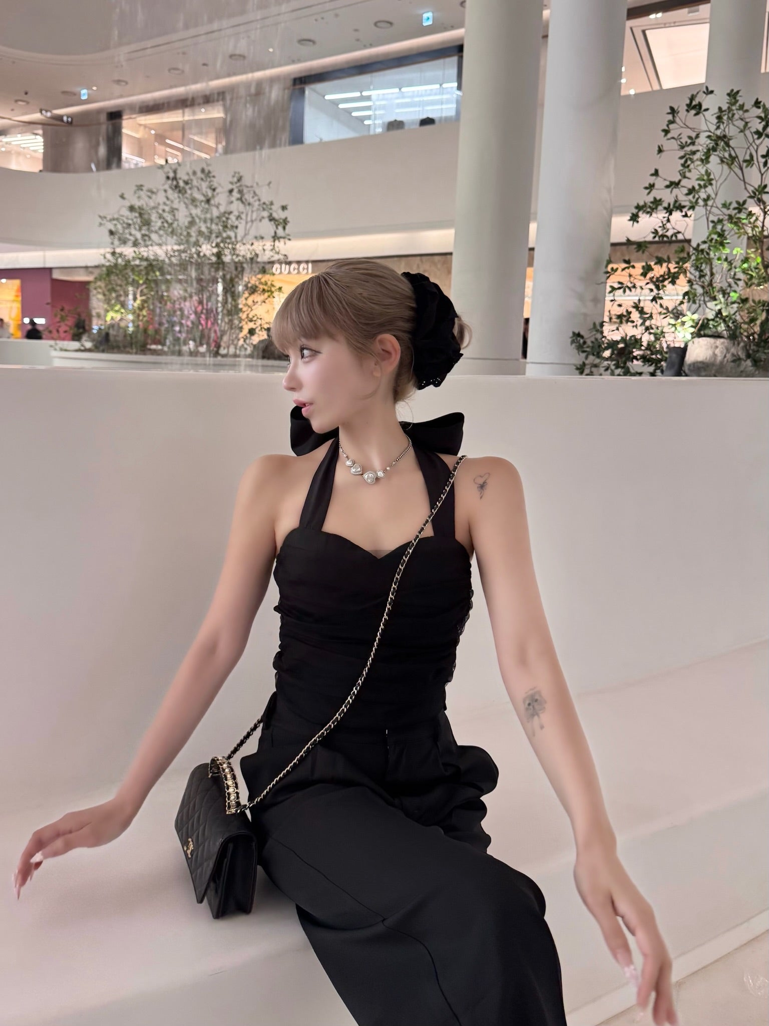 Treat ürself kitten ribbon tie blouse 予約商品】kitten ribbon tulle buister – Treat Ürself
