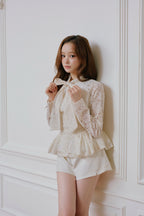 lace peplum tops