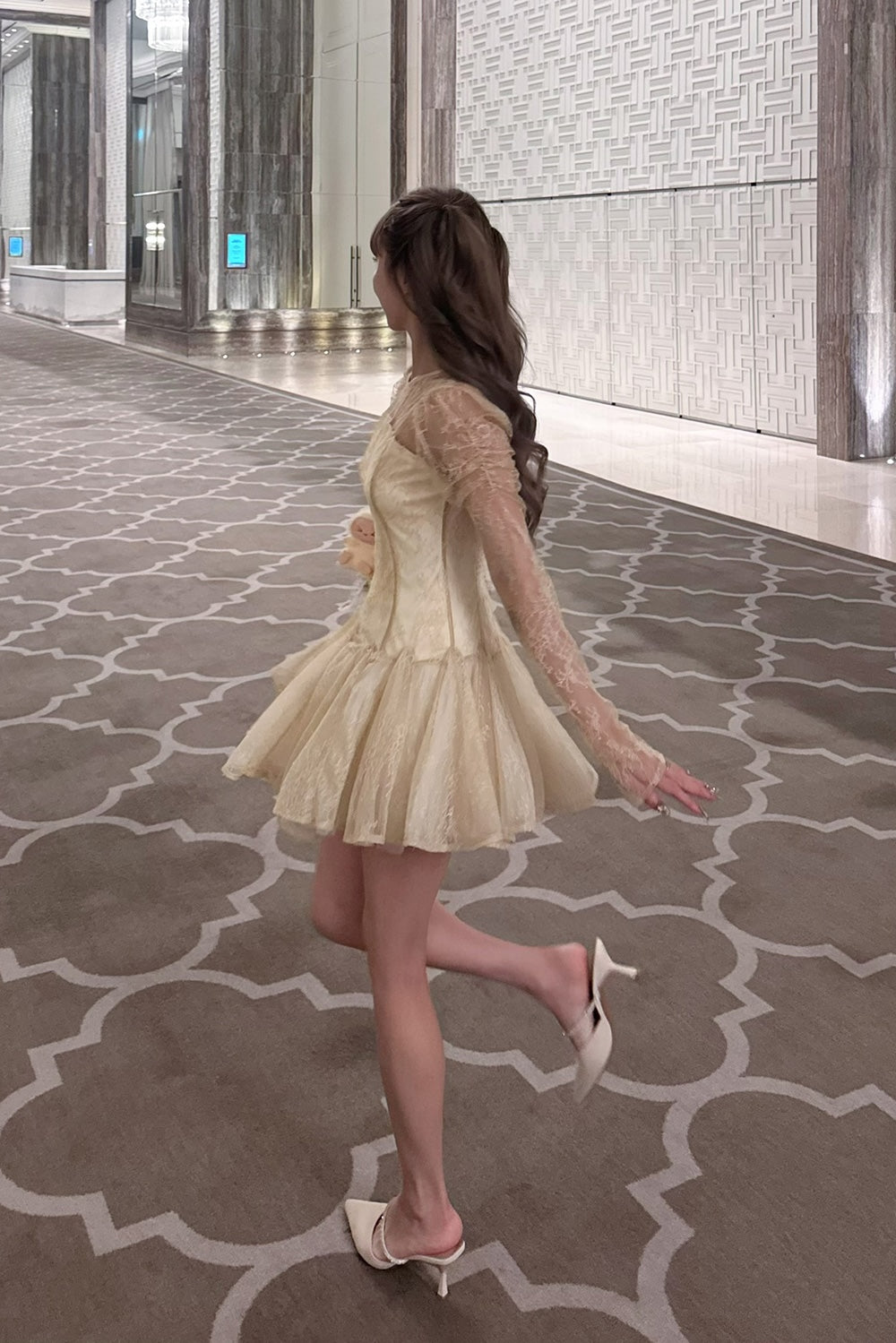 dollish lace dress