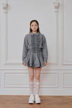Audrey flare mini skirt