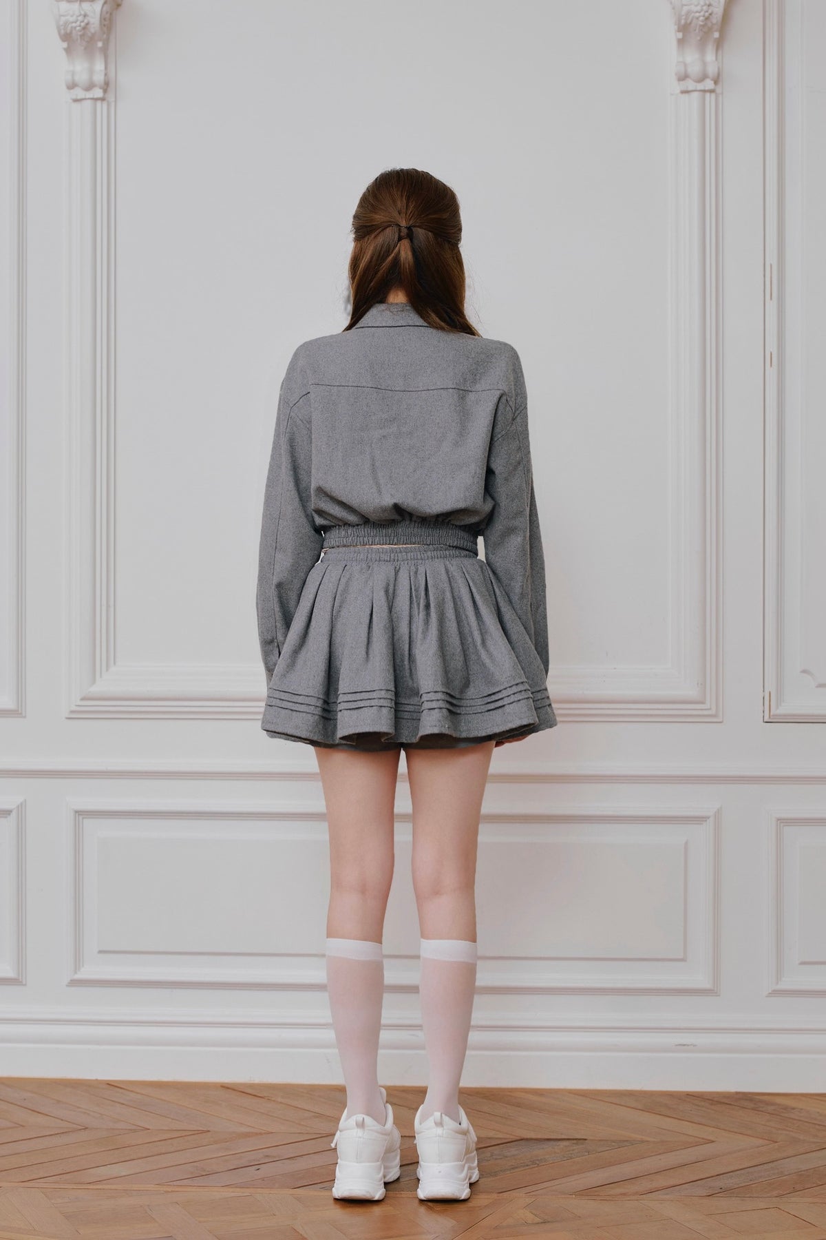 Audrey frill jumper jacket