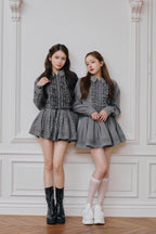 Audrey flare mini skirt